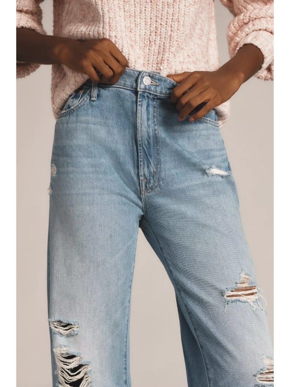 NWT Mother Lil Dodger Sneak in Tomorrow Always Knows Loose Wide Leg Jeans 28 - Picture 13 of 13